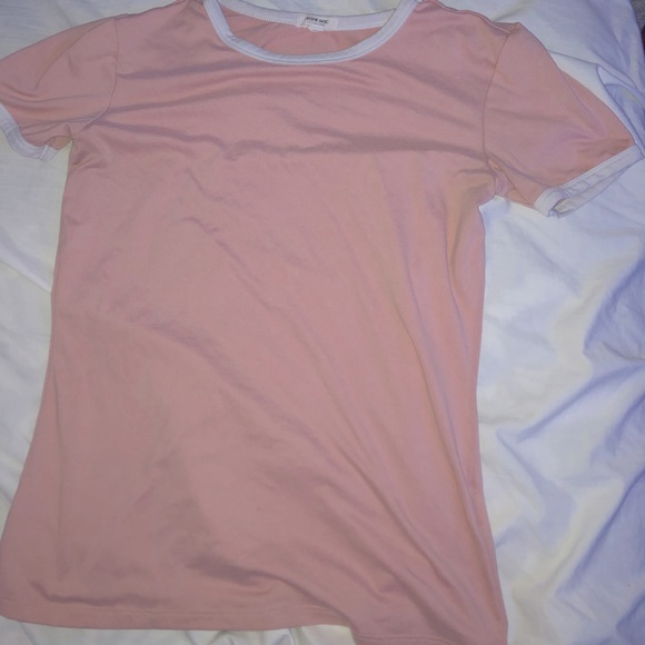 ardene basic soft pink tee - Picture 2 of 3